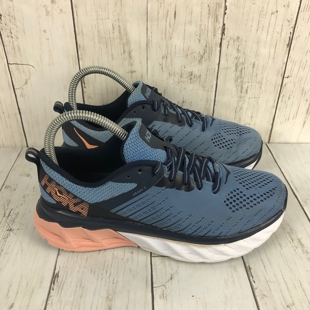 Hoka One One Arahi 3 Blue Running Shoes